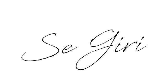 if you are searching for the best signature style for your name Se Giri. so please give up your signature search. here we have designed multiple signature styles  using Antro_Vectra. Se Giri signature style 6 images and pictures png