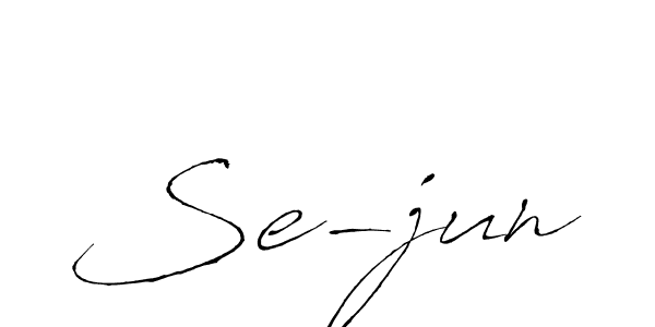 The best way (Antro_Vectra) to make a short signature is to pick only two or three words in your name. The name Se-jun include a total of six letters. For converting this name. Se-jun signature style 6 images and pictures png
