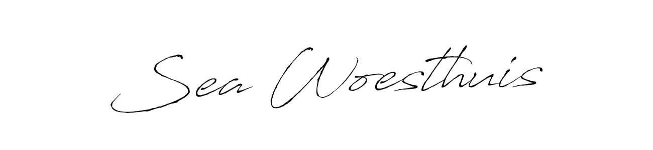 How to make Sea Woesthuis signature? Antro_Vectra is a professional autograph style. Create handwritten signature for Sea Woesthuis name. Sea Woesthuis signature style 6 images and pictures png