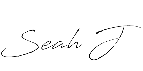 This is the best signature style for the Seah J name. Also you like these signature font (Antro_Vectra). Mix name signature. Seah J signature style 6 images and pictures png