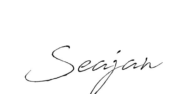 It looks lik you need a new signature style for name Seajan. Design unique handwritten (Antro_Vectra) signature with our free signature maker in just a few clicks. Seajan signature style 6 images and pictures png