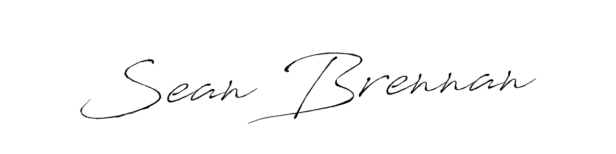 Sean Brennan stylish signature style. Best Handwritten Sign (Antro_Vectra) for my name. Handwritten Signature Collection Ideas for my name Sean Brennan. Sean Brennan signature style 6 images and pictures png
