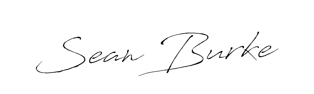 You should practise on your own different ways (Antro_Vectra) to write your name (Sean Burke) in signature. don't let someone else do it for you. Sean Burke signature style 6 images and pictures png