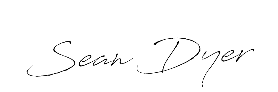 Antro_Vectra is a professional signature style that is perfect for those who want to add a touch of class to their signature. It is also a great choice for those who want to make their signature more unique. Get Sean Dyer name to fancy signature for free. Sean Dyer signature style 6 images and pictures png