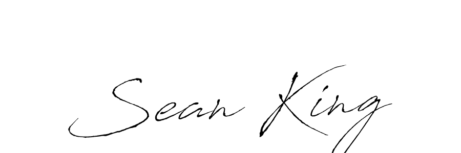 How to make Sean King name signature. Use Antro_Vectra style for creating short signs online. This is the latest handwritten sign. Sean King signature style 6 images and pictures png