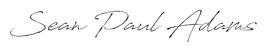 The Antro_Vectra lettering style adds unique flourish to name Sean Paul Adams. Stand out with a custom digital autograph made in seconds. Sean Paul Adams signature style 6 images and pictures png