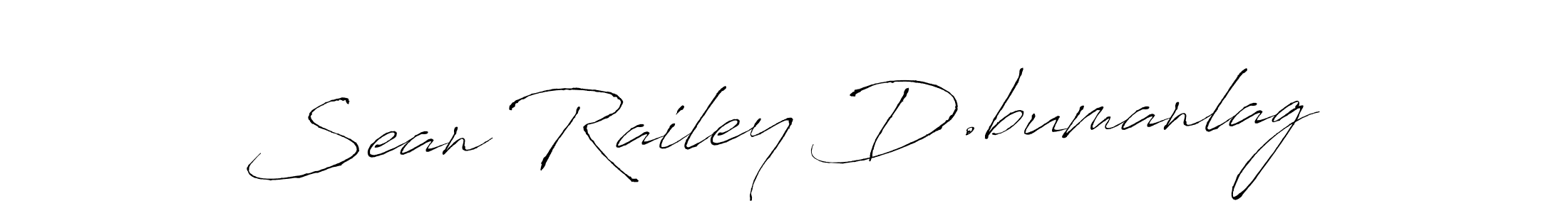 Also we have Sean Railey D.bumanlag name is the best signature style. Create professional handwritten signature collection using Antro_Vectra autograph style. Sean Railey D.bumanlag signature style 6 images and pictures png