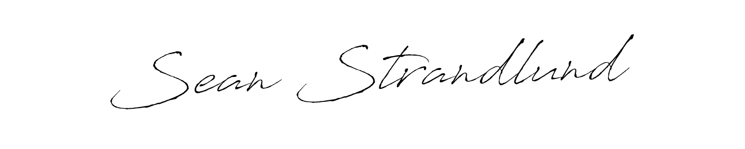 It looks lik you need a new signature style for name Sean Strandlund. Design unique handwritten (Antro_Vectra) signature with our free signature maker in just a few clicks. Sean Strandlund signature style 6 images and pictures png