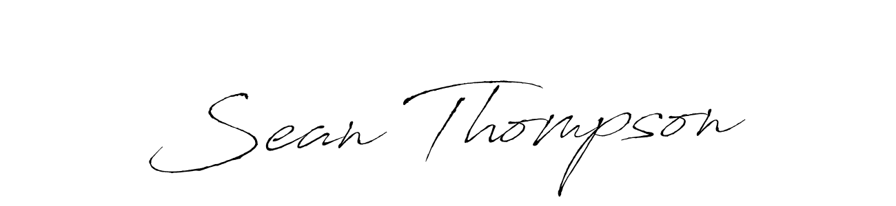 Create a beautiful signature design for name Sean Thompson. With this signature (Antro_Vectra) fonts, you can make a handwritten signature for free. Sean Thompson signature style 6 images and pictures png