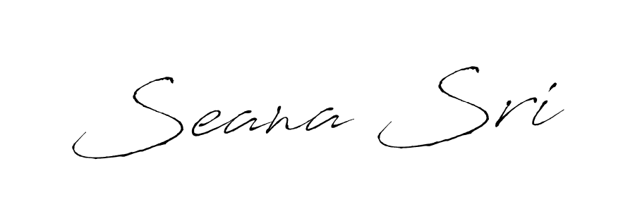 Make a beautiful signature design for name Seana Sri. With this signature (Antro_Vectra) style, you can create a handwritten signature for free. Seana Sri signature style 6 images and pictures png