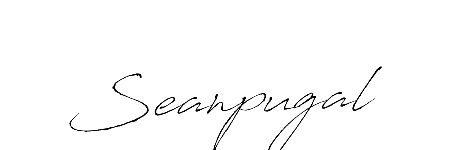 Use a signature maker to create a handwritten signature online. With this signature software, you can design (Antro_Vectra) your own signature for name Seanpugal. Seanpugal signature style 6 images and pictures png