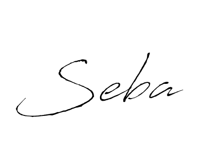 Create a beautiful signature design for name Seba. With this signature (Antro_Vectra) fonts, you can make a handwritten signature for free. Seba signature style 6 images and pictures png