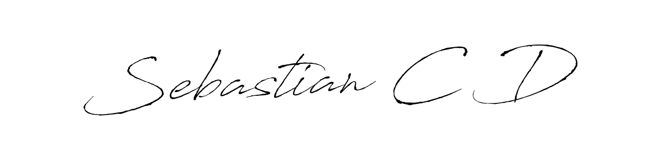 Create a beautiful signature design for name Sebastian C D. With this signature (Antro_Vectra) fonts, you can make a handwritten signature for free. Sebastian C D signature style 6 images and pictures png