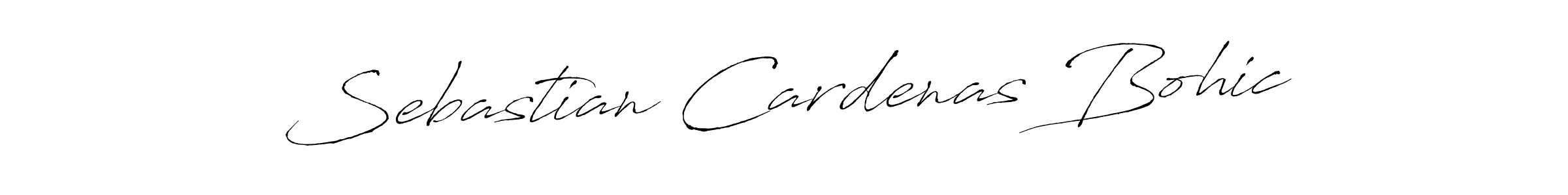 Make a beautiful signature design for name Sebastian Cardenas Bohic. With this signature (Antro_Vectra) style, you can create a handwritten signature for free. Sebastian Cardenas Bohic signature style 6 images and pictures png