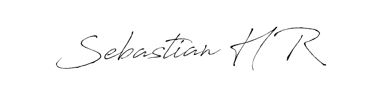 How to make Sebastian H R name signature. Use Antro_Vectra style for creating short signs online. This is the latest handwritten sign. Sebastian H R signature style 6 images and pictures png