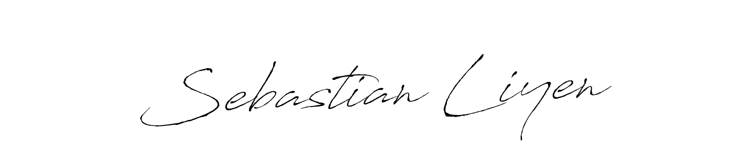 Sebastian Liyen stylish signature style. Best Handwritten Sign (Antro_Vectra) for my name. Handwritten Signature Collection Ideas for my name Sebastian Liyen. Sebastian Liyen signature style 6 images and pictures png