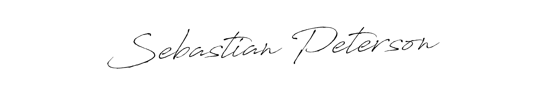 Make a beautiful signature design for name Sebastian Peterson. With this signature (Antro_Vectra) style, you can create a handwritten signature for free. Sebastian Peterson signature style 6 images and pictures png