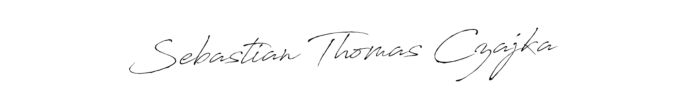 Best and Professional Signature Style for Sebastian Thomas Czajka. Antro_Vectra Best Signature Style Collection. Sebastian Thomas Czajka signature style 6 images and pictures png