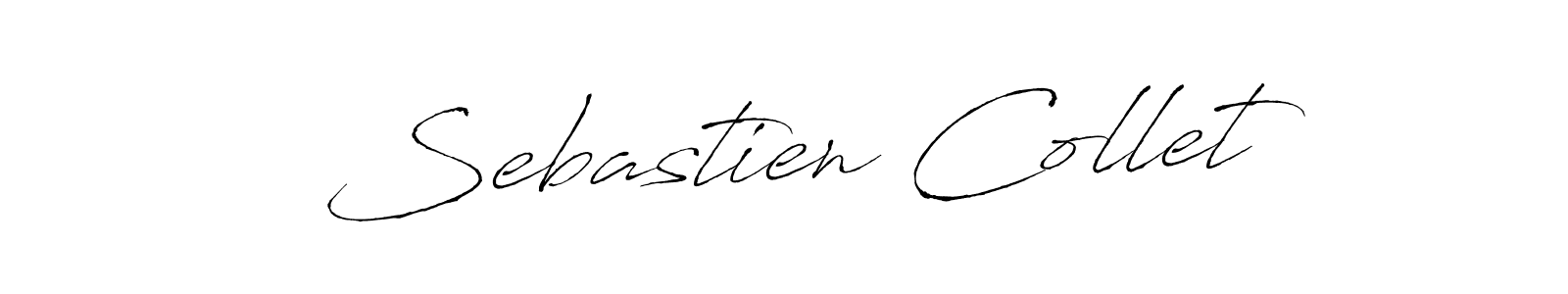 You should practise on your own different ways (Antro_Vectra) to write your name (Sebastien Collet) in signature. don't let someone else do it for you. Sebastien Collet signature style 6 images and pictures png