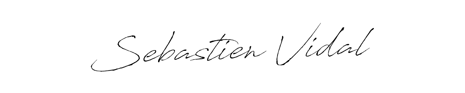 Make a beautiful signature design for name Sebastien Vidal. With this signature (Antro_Vectra) style, you can create a handwritten signature for free. Sebastien Vidal signature style 6 images and pictures png