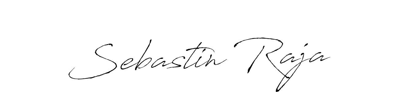 Sebastin Raja stylish signature style. Best Handwritten Sign (Antro_Vectra) for my name. Handwritten Signature Collection Ideas for my name Sebastin Raja. Sebastin Raja signature style 6 images and pictures png