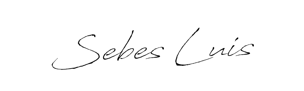 if you are searching for the best signature style for your name Sebes Luis. so please give up your signature search. here we have designed multiple signature styles  using Antro_Vectra. Sebes Luis signature style 6 images and pictures png