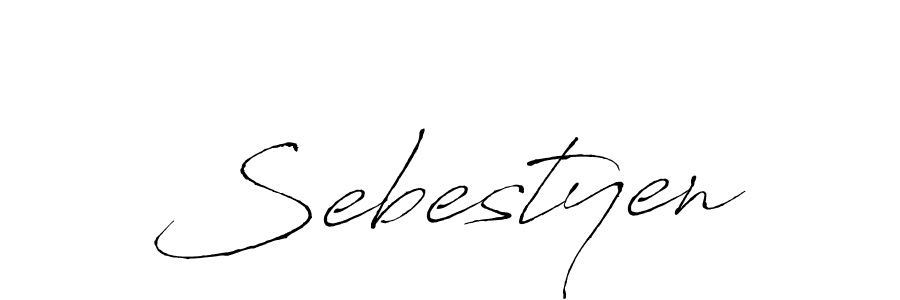 Create a beautiful signature design for name Sebestyen. With this signature (Antro_Vectra) fonts, you can make a handwritten signature for free. Sebestyen signature style 6 images and pictures png