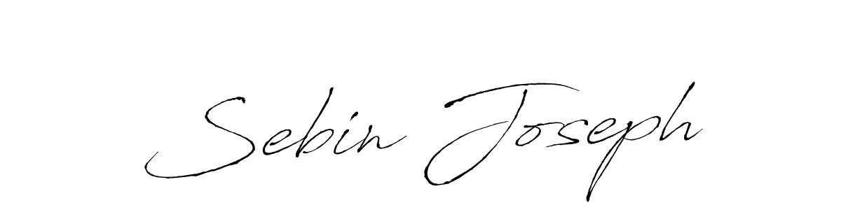 Also we have Sebin Joseph name is the best signature style. Create professional handwritten signature collection using Antro_Vectra autograph style. Sebin Joseph signature style 6 images and pictures png