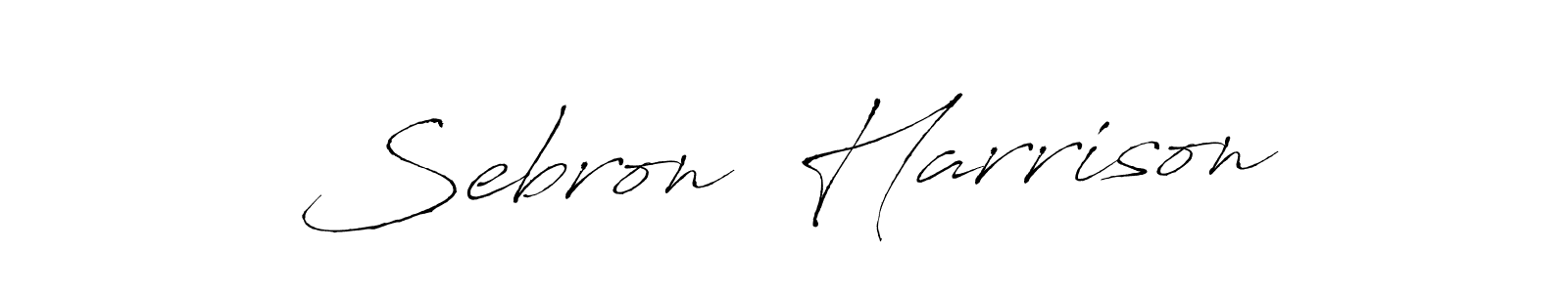 Use a signature maker to create a handwritten signature online. With this signature software, you can design (Antro_Vectra) your own signature for name Sebron  Harrison. Sebron  Harrison signature style 6 images and pictures png