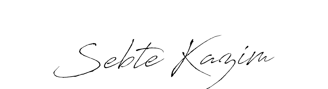 Antro_Vectra is a professional signature style that is perfect for those who want to add a touch of class to their signature. It is also a great choice for those who want to make their signature more unique. Get Sebte Kazim name to fancy signature for free. Sebte Kazim signature style 6 images and pictures png