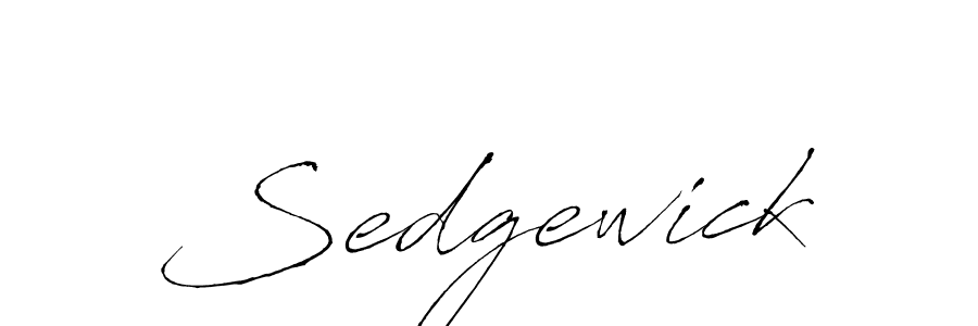 How to make Sedgewick signature? Antro_Vectra is a professional autograph style. Create handwritten signature for Sedgewick name. Sedgewick signature style 6 images and pictures png