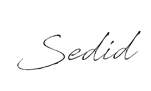 How to Draw Sedid signature style? Antro_Vectra is a latest design signature styles for name Sedid. Sedid signature style 6 images and pictures png