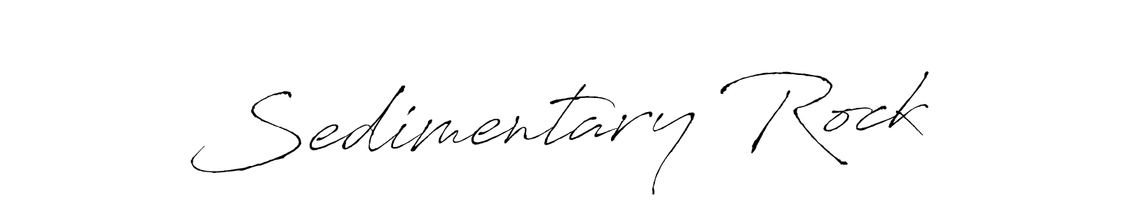 Create a beautiful signature design for name Sedimentary Rock. With this signature (Antro_Vectra) fonts, you can make a handwritten signature for free. Sedimentary Rock signature style 6 images and pictures png