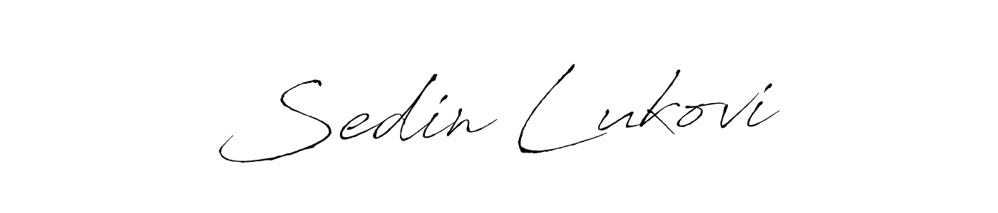 How to make Sedin Luković signature? Antro_Vectra is a professional autograph style. Create handwritten signature for Sedin Luković name. Sedin Luković signature style 6 images and pictures png