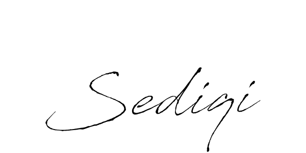 How to make Sediqi name signature. Use Antro_Vectra style for creating short signs online. This is the latest handwritten sign. Sediqi signature style 6 images and pictures png