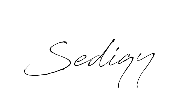 It looks lik you need a new signature style for name Sediqy. Design unique handwritten (Antro_Vectra) signature with our free signature maker in just a few clicks. Sediqy signature style 6 images and pictures png
