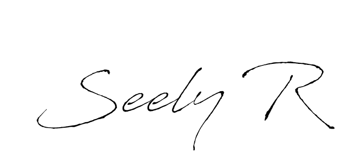 How to Draw Seely R signature style? Antro_Vectra is a latest design signature styles for name Seely R. Seely R signature style 6 images and pictures png