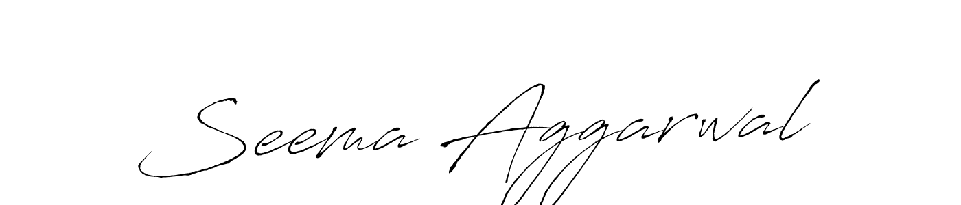 Make a beautiful signature design for name Seema Aggarwal. Use this online signature maker to create a handwritten signature for free. Seema Aggarwal signature style 6 images and pictures png