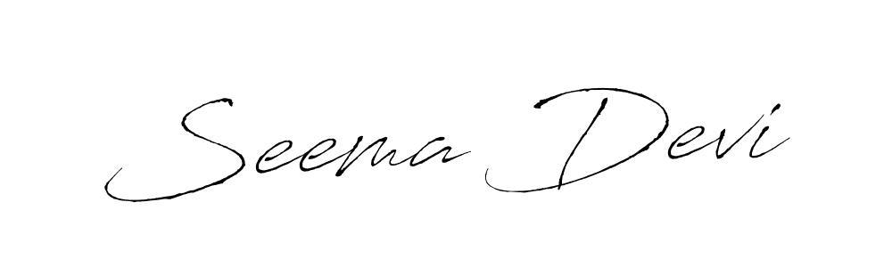 It looks lik you need a new signature style for name Seema Devi. Design unique handwritten (Antro_Vectra) signature with our free signature maker in just a few clicks. Seema Devi signature style 6 images and pictures png