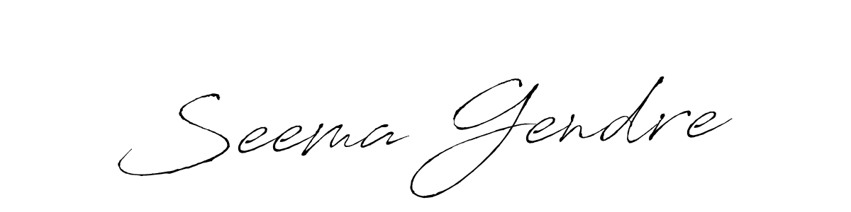 How to Draw Seema Gendre signature style? Antro_Vectra is a latest design signature styles for name Seema Gendre. Seema Gendre signature style 6 images and pictures png