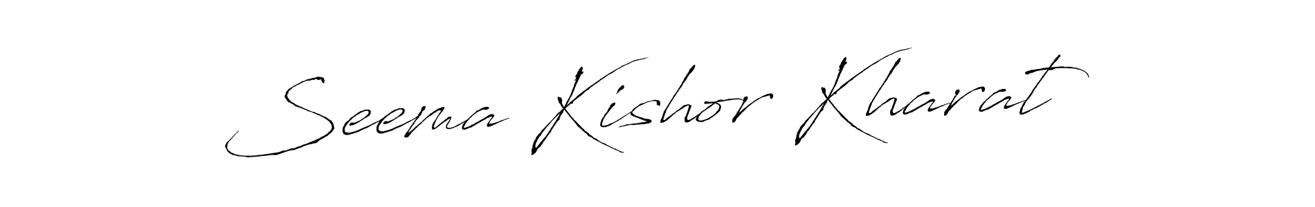 How to make Seema Kishor Kharat signature? Antro_Vectra is a professional autograph style. Create handwritten signature for Seema Kishor Kharat name. Seema Kishor Kharat signature style 6 images and pictures png