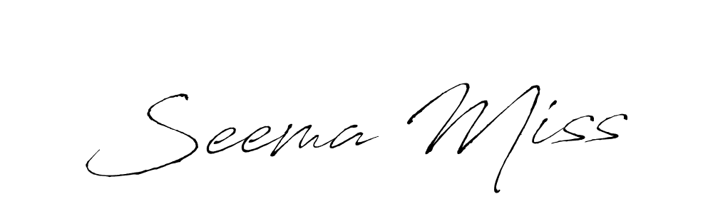 if you are searching for the best signature style for your name Seema Miss. so please give up your signature search. here we have designed multiple signature styles  using Antro_Vectra. Seema Miss signature style 6 images and pictures png