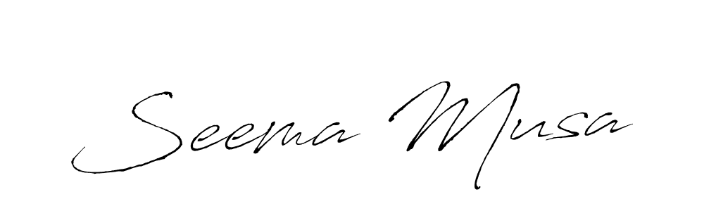 if you are searching for the best signature style for your name Seema Musa. so please give up your signature search. here we have designed multiple signature styles  using Antro_Vectra. Seema Musa signature style 6 images and pictures png