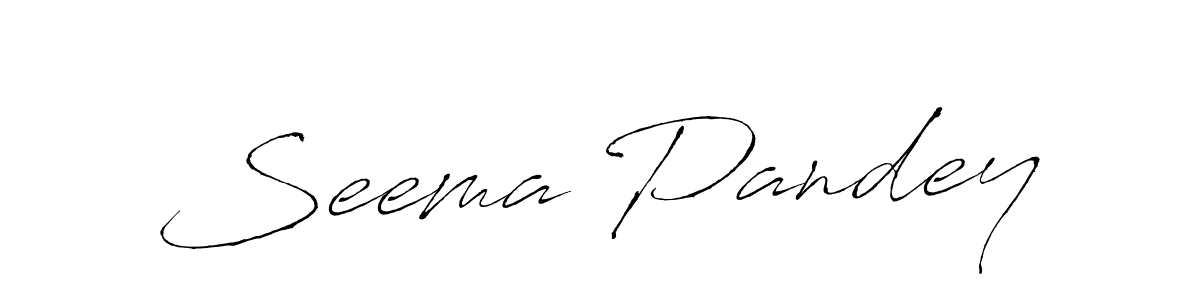 Make a beautiful signature design for name Seema Pandey. Use this online signature maker to create a handwritten signature for free. Seema Pandey signature style 6 images and pictures png
