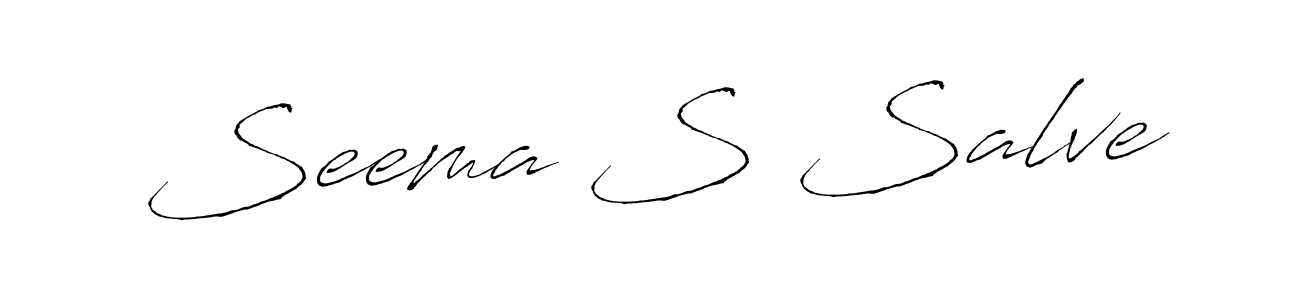Also we have Seema S Salve name is the best signature style. Create professional handwritten signature collection using Antro_Vectra autograph style. Seema S Salve signature style 6 images and pictures png