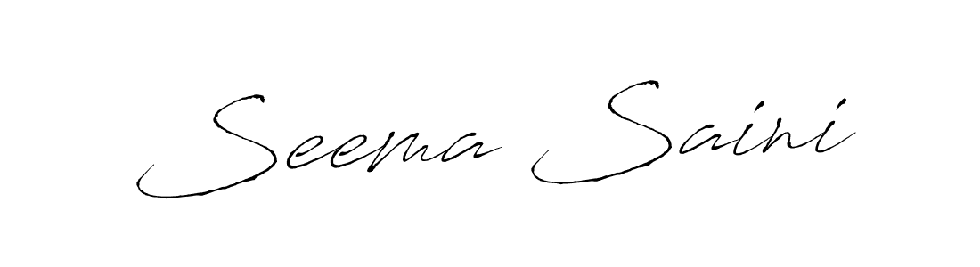 Also You can easily find your signature by using the search form. We will create Seema Saini name handwritten signature images for you free of cost using Antro_Vectra sign style. Seema Saini signature style 6 images and pictures png