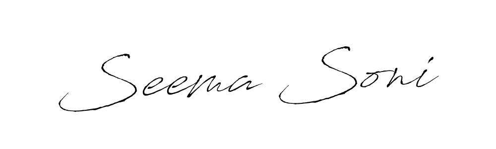 The best way (Antro_Vectra) to make a short signature is to pick only two or three words in your name. The name Seema Soni include a total of six letters. For converting this name. Seema Soni signature style 6 images and pictures png
