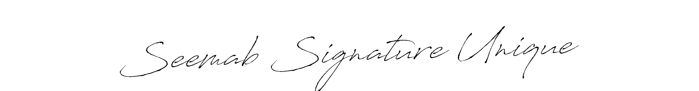 How to make Seemab Signature Unique name signature. Use Antro_Vectra style for creating short signs online. This is the latest handwritten sign. Seemab Signature Unique signature style 6 images and pictures png