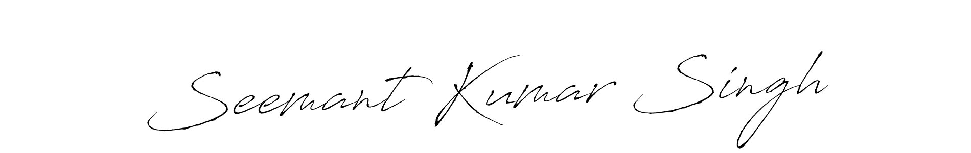 Make a beautiful signature design for name Seemant Kumar Singh. Use this online signature maker to create a handwritten signature for free. Seemant Kumar Singh signature style 6 images and pictures png