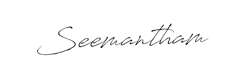 Make a beautiful signature design for name Seemantham. Use this online signature maker to create a handwritten signature for free. Seemantham signature style 6 images and pictures png